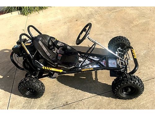 200cc 6.5hp go kart dune buggy quad 4 stroke upgraded adult/kids sizes black