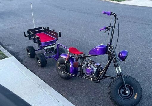 Fat Boy Mini bike and trailer