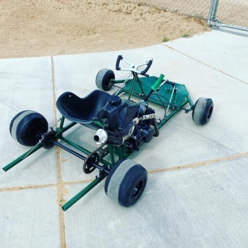 Skeletal Green Drift Kart - Image 2